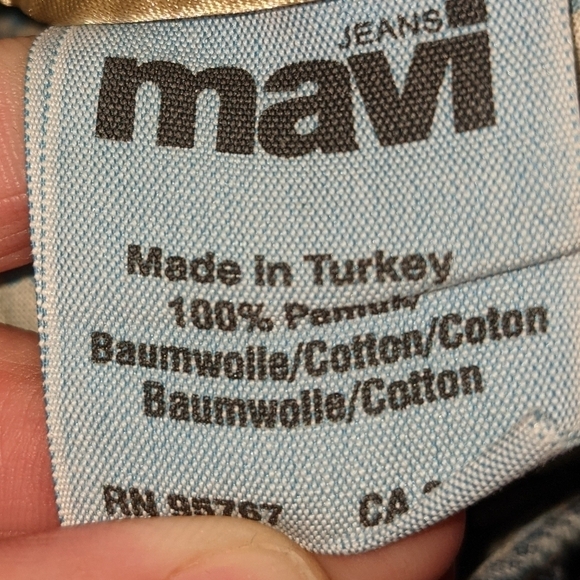 Mavi Olivia Embroidered Straight Leg Jeans Sz 30 - Picture 12 of 13